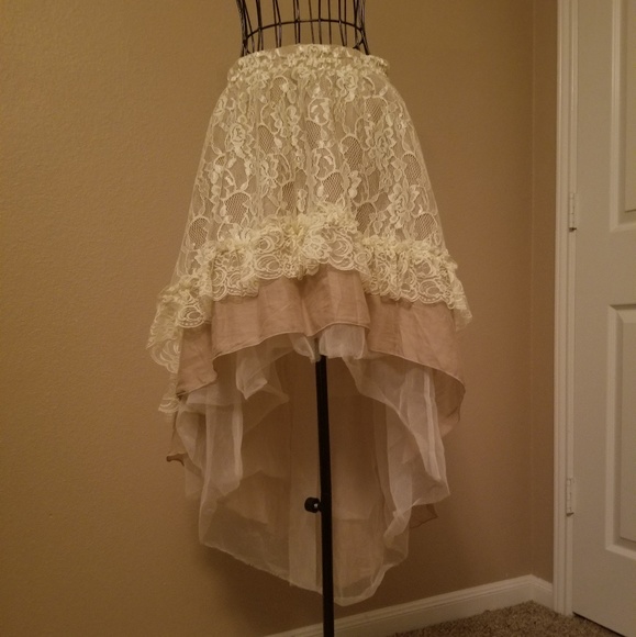 Steampunk Victorian Gothic Long Skirt Haolin - Picture 7 of 8